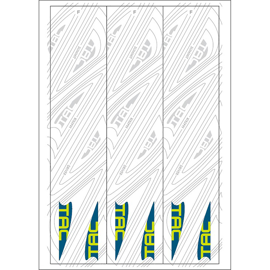 TAC Vanes Arrow Specific Wraps White Size F 5.5 13 pk.
