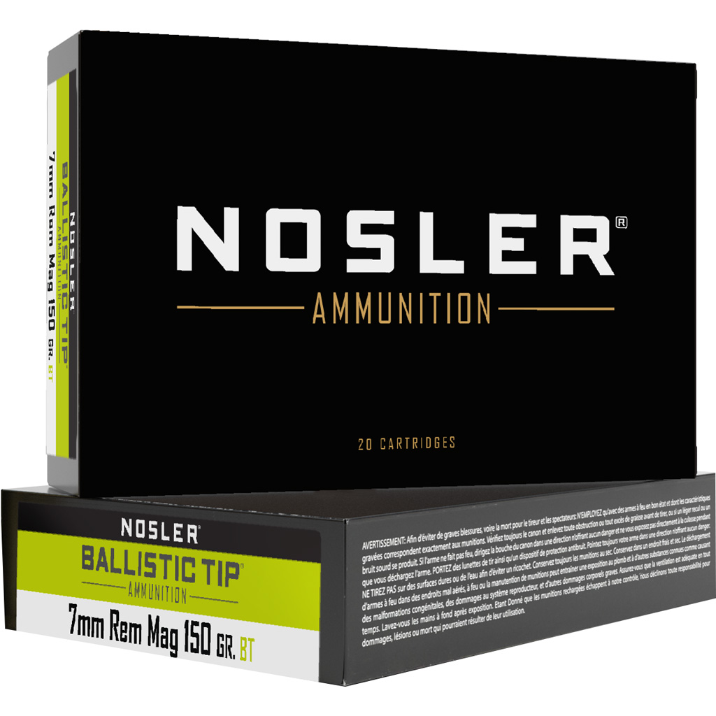 Nosler NOS 7MM 150GR BTIP 20RD 7mm Rem Mag - Purple Mountain view 2