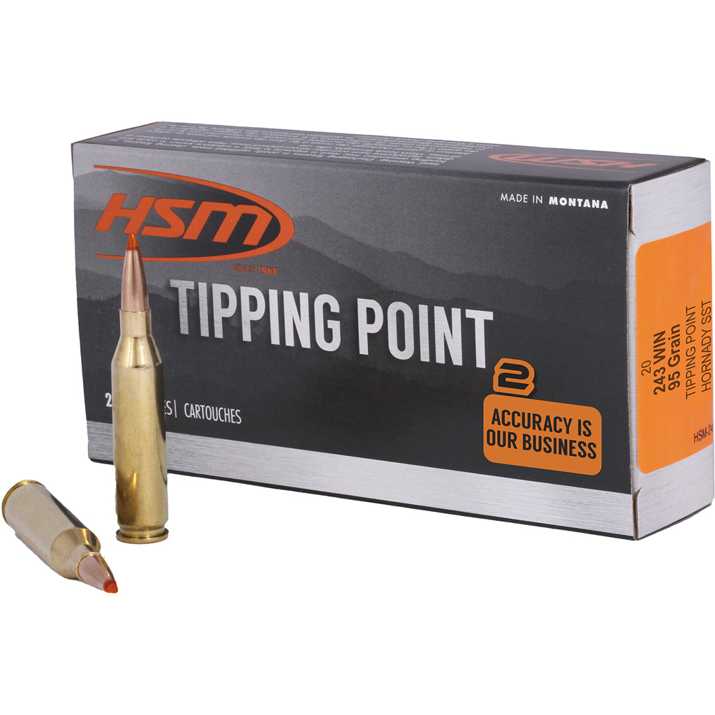 Hunting Shack DBA HSM Munitions 243 WIN - Purple Mountain Ar view 4