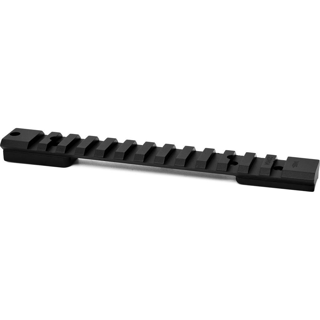 Warne V484M Vapor Picatinny Rail Black Anodized Ruger American Short Action, 0 MOA