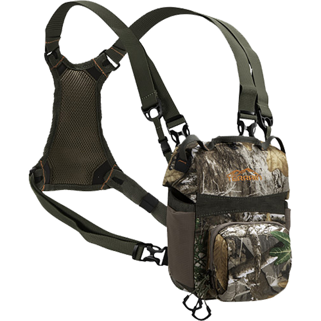 Terrain 19220 Mesa Deluxe Bino Pack Realtree Edge Back Harness Magnetic Closure
