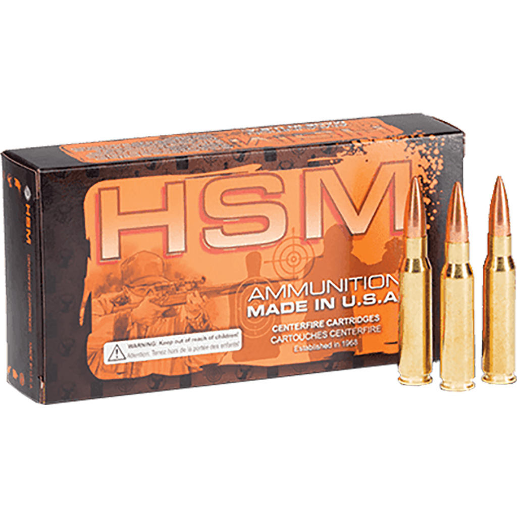 HSM 500SW1N Classic 500 S&W Mag 350 gr Jacket Hollow Point 20 Per Box/ 25 Case