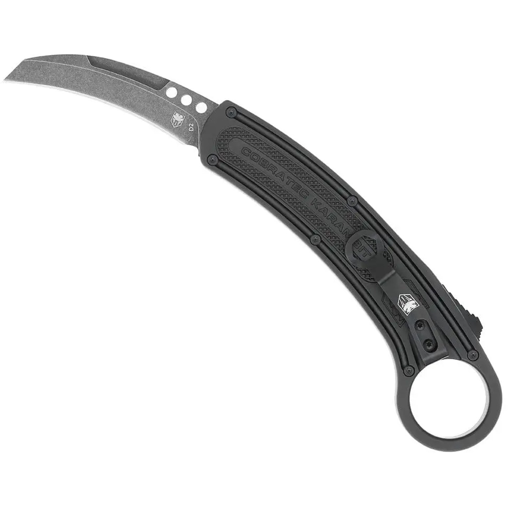 CobraTec Knives CBT KARAMBIT BLACK - Purple Mountain Armory view 3