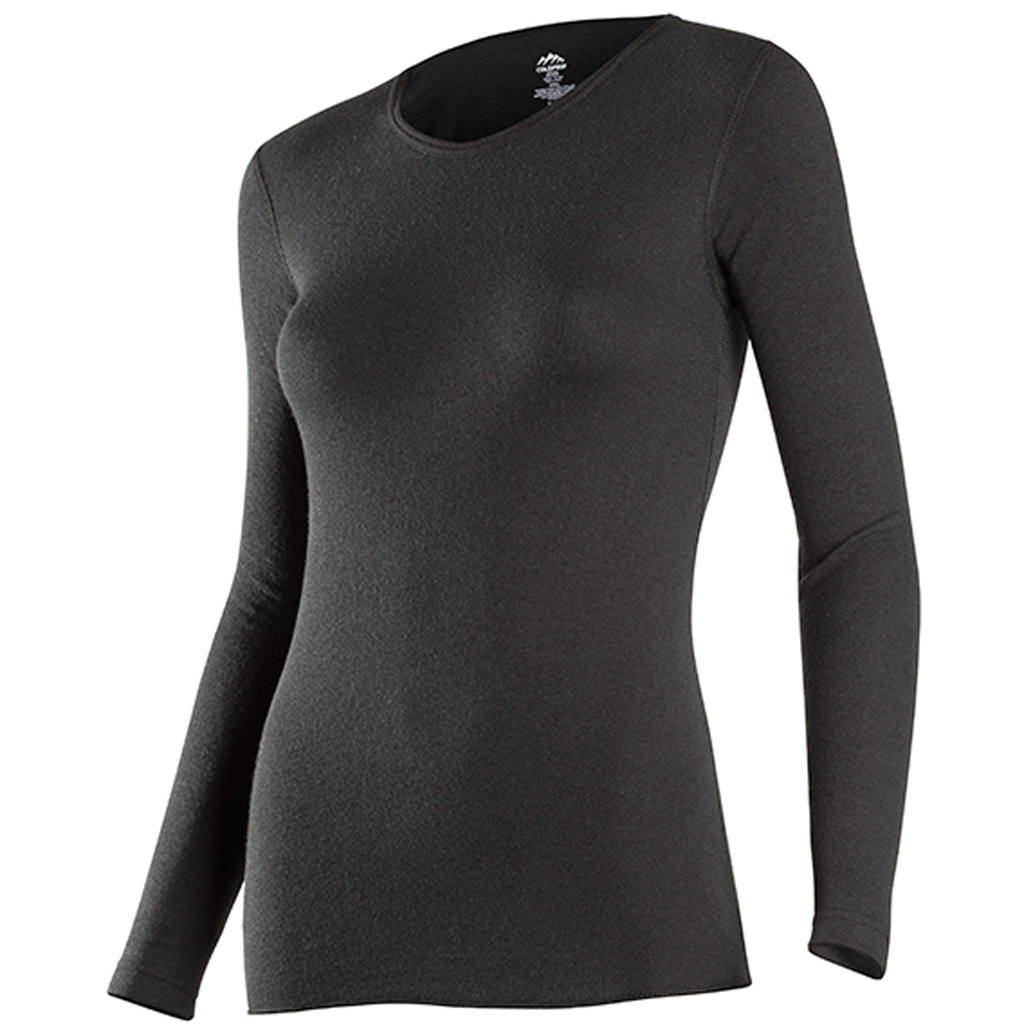 ColdPruf Women's Basic Crew Baselayer Black Small