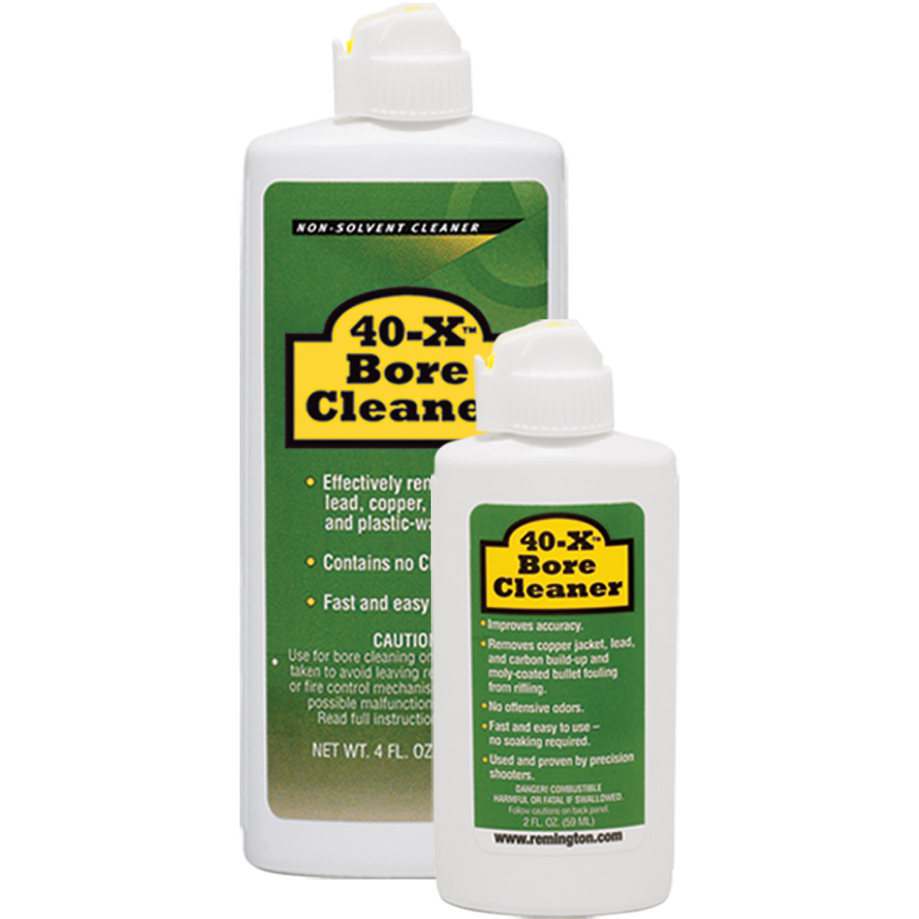 Remington Accessories 18397 40-X Bore Cleaner Removes Carbon/Lead/Plastic Fouling/Powder 4 oz Squeeze Bottle