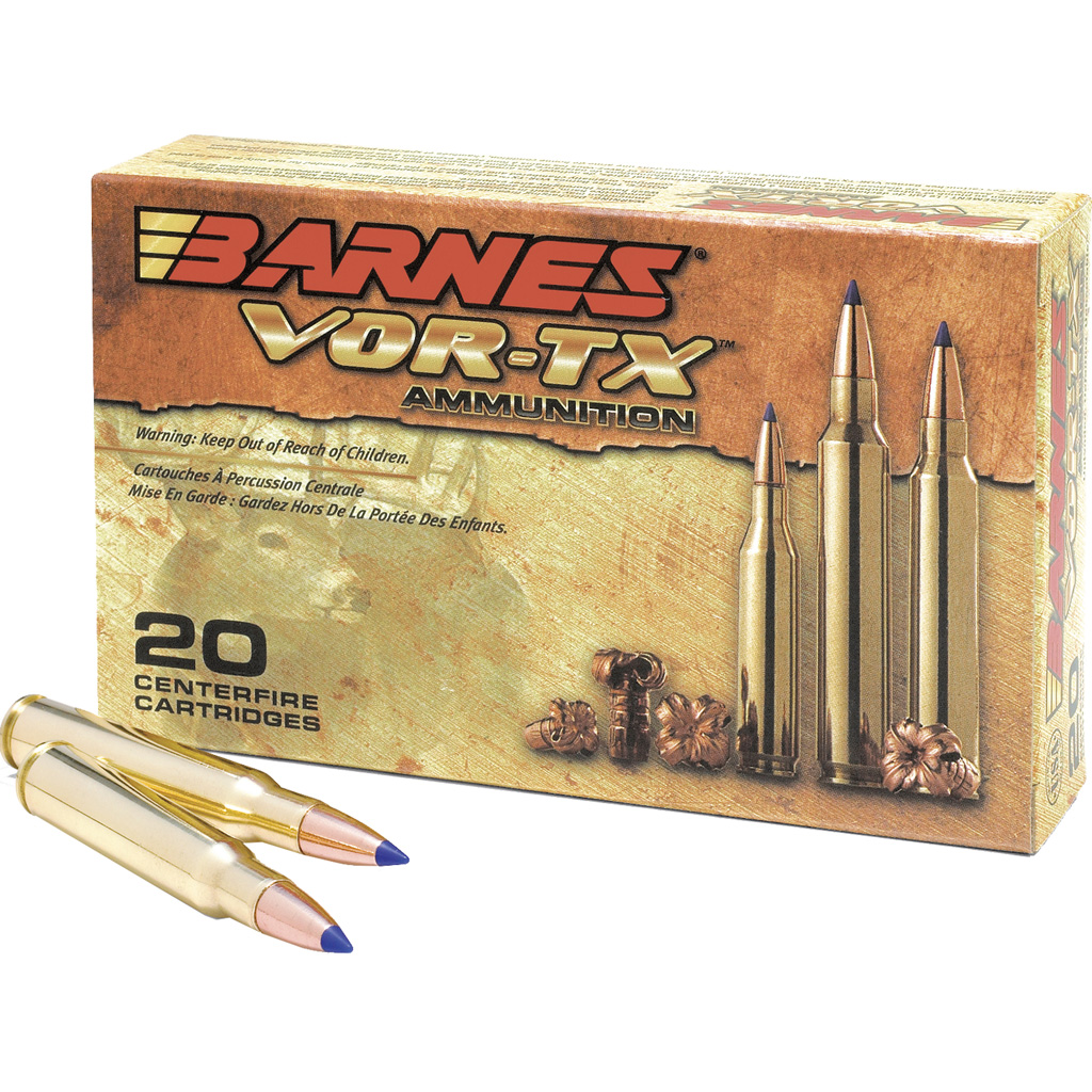 Barnes Bullets 21533 VOR-TX Rifle 30-06Springfield 180gr Tipped TSX Boat Tail 20 Per Box/10 Case