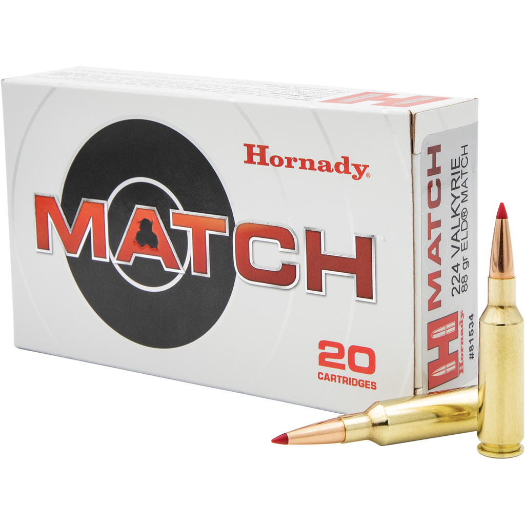 Hornady HRN 224VALK 88GR ELD-M 20RD 224 Valkyrie - Purple Mo view 3