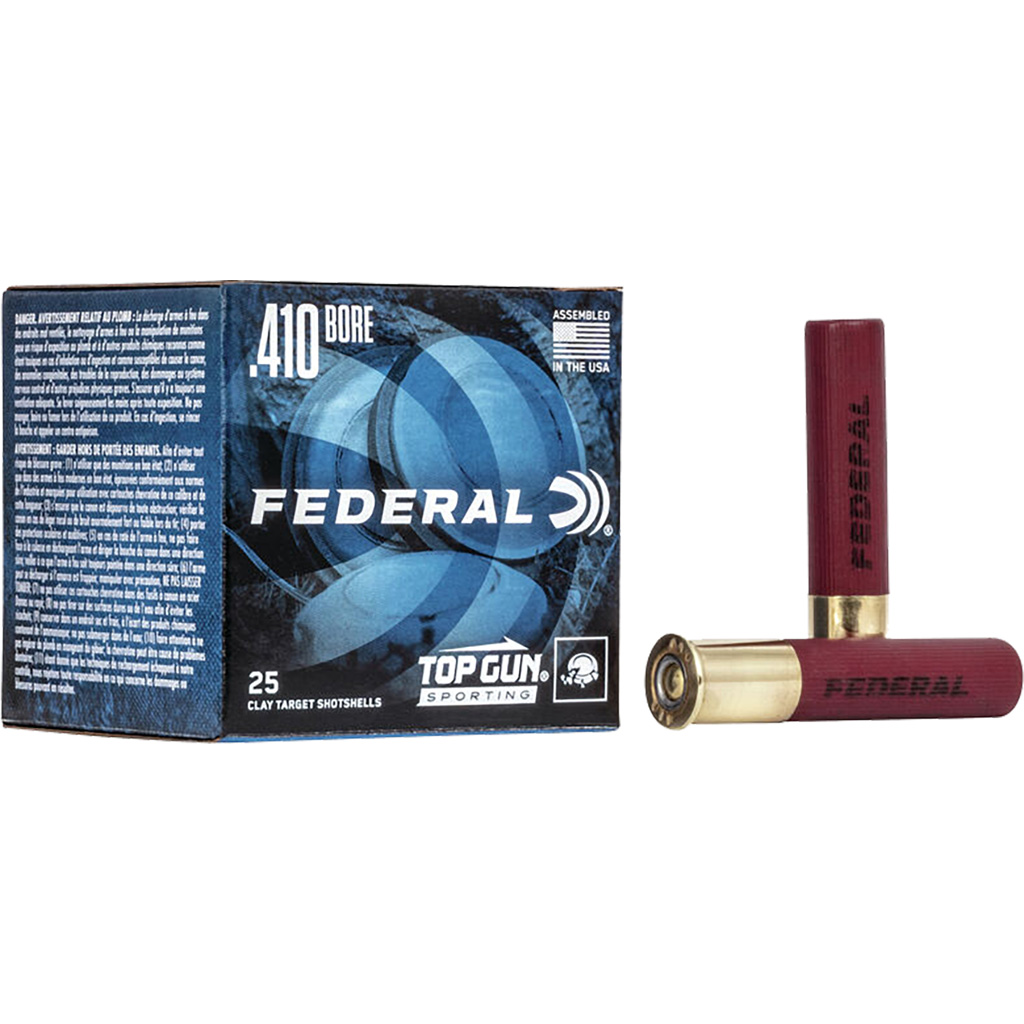 Federal Top Gun Sporting Shotgun Ammo 410 ga. 2.5 in. 1330 FPS 1/2 oz ...
