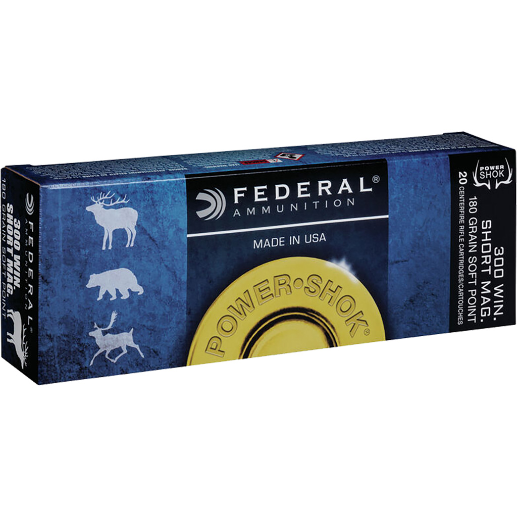 Federal Ammunition FDR 300WSM 180GR PWRSK SP 20RD 300 WSM - view 2