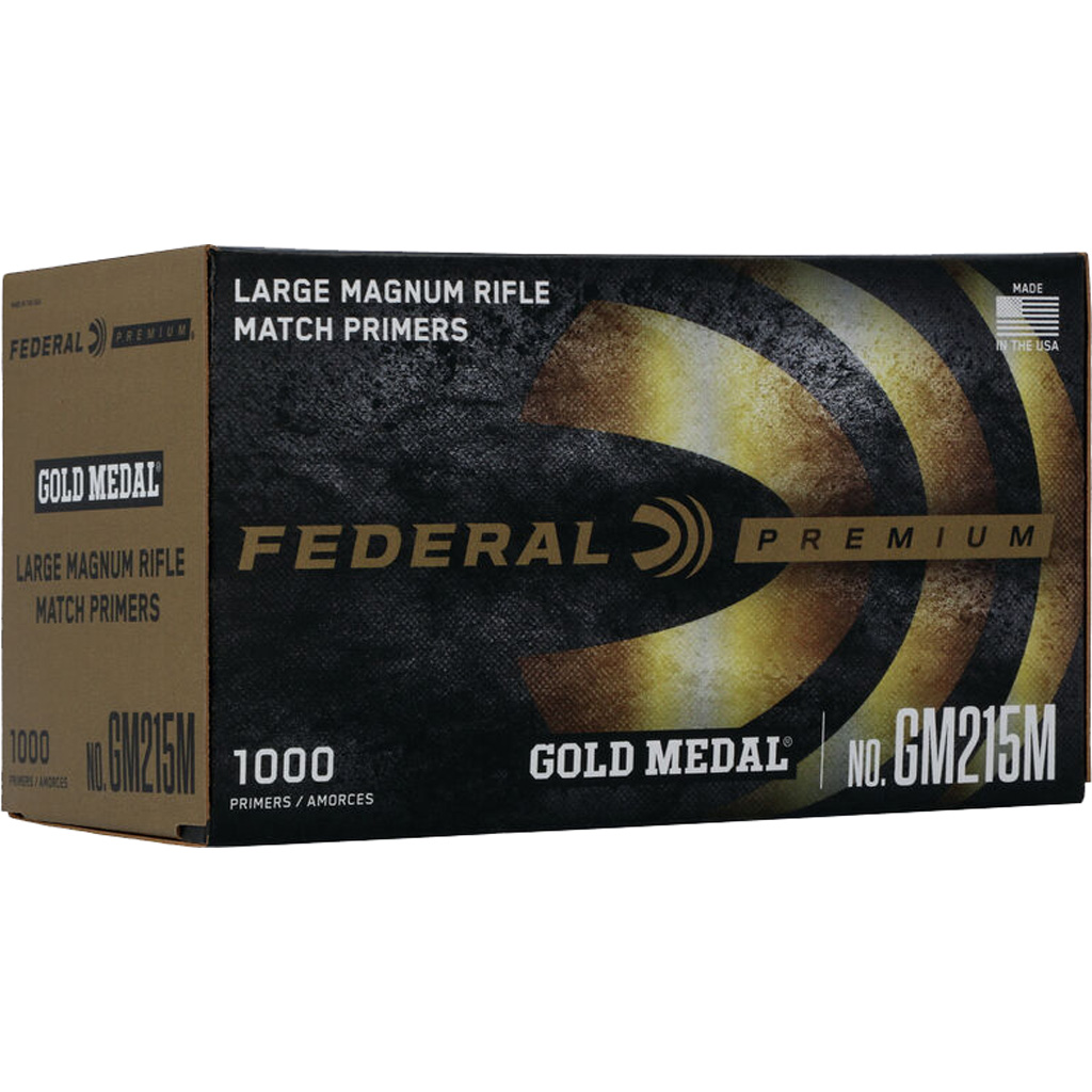 Federal GM215M Gold Medal Premium Multi Caliber 1000 Per Box/5 Case