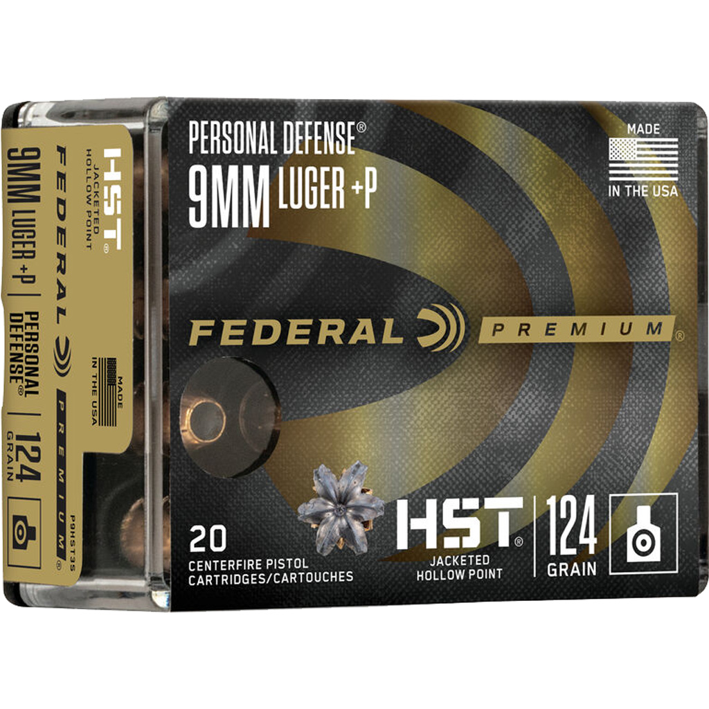 Federal Ammunition FDR 9MM+P 124GR HST JHP 20RD 9MM LUGER (9 view 5