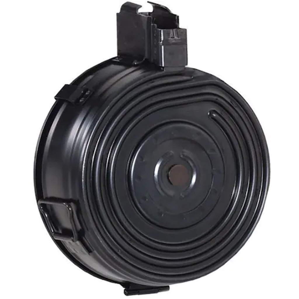 Century Arms MAAK78B AK 75rd 7.62x39mm Drum For AK-Platform Black Polymer