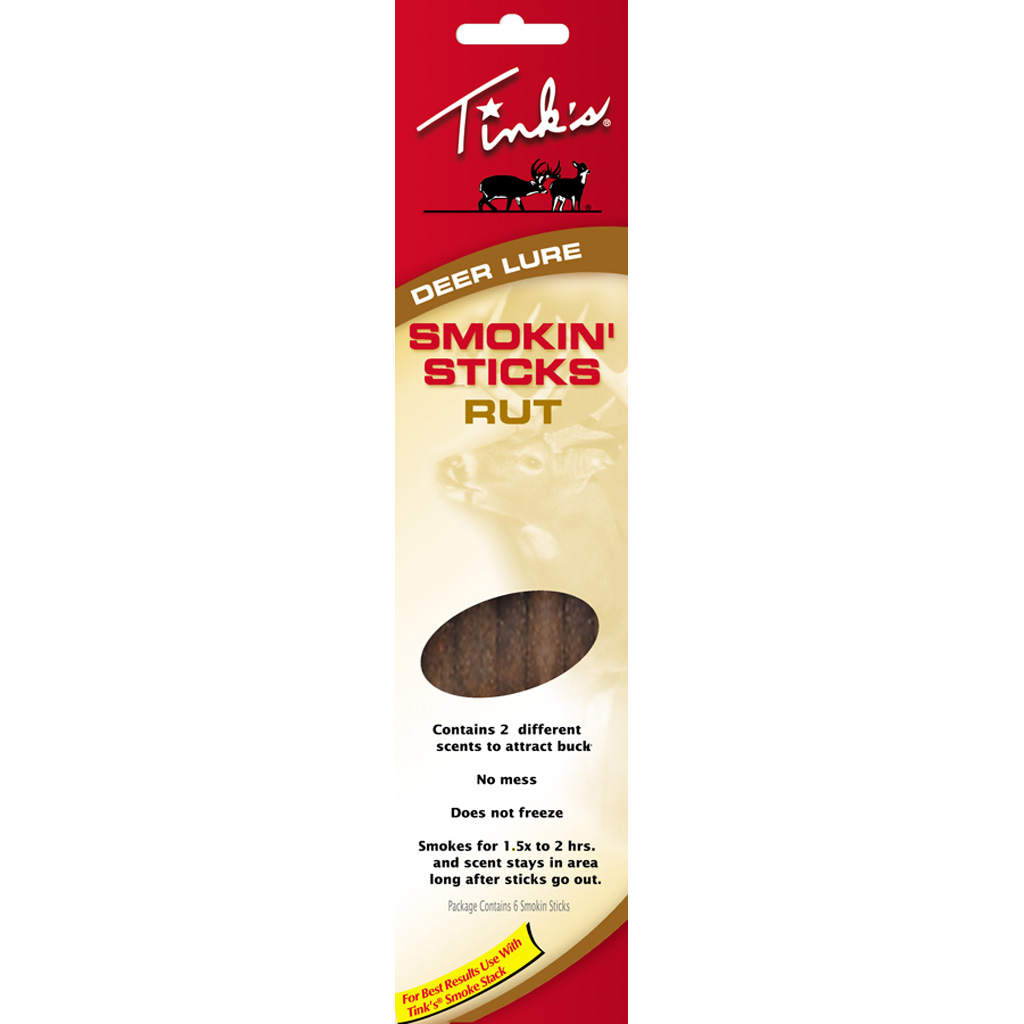 Tinks W6106 Smokin Stick Deer Attractant Doe In Estrus Scent 6 Per Pkg