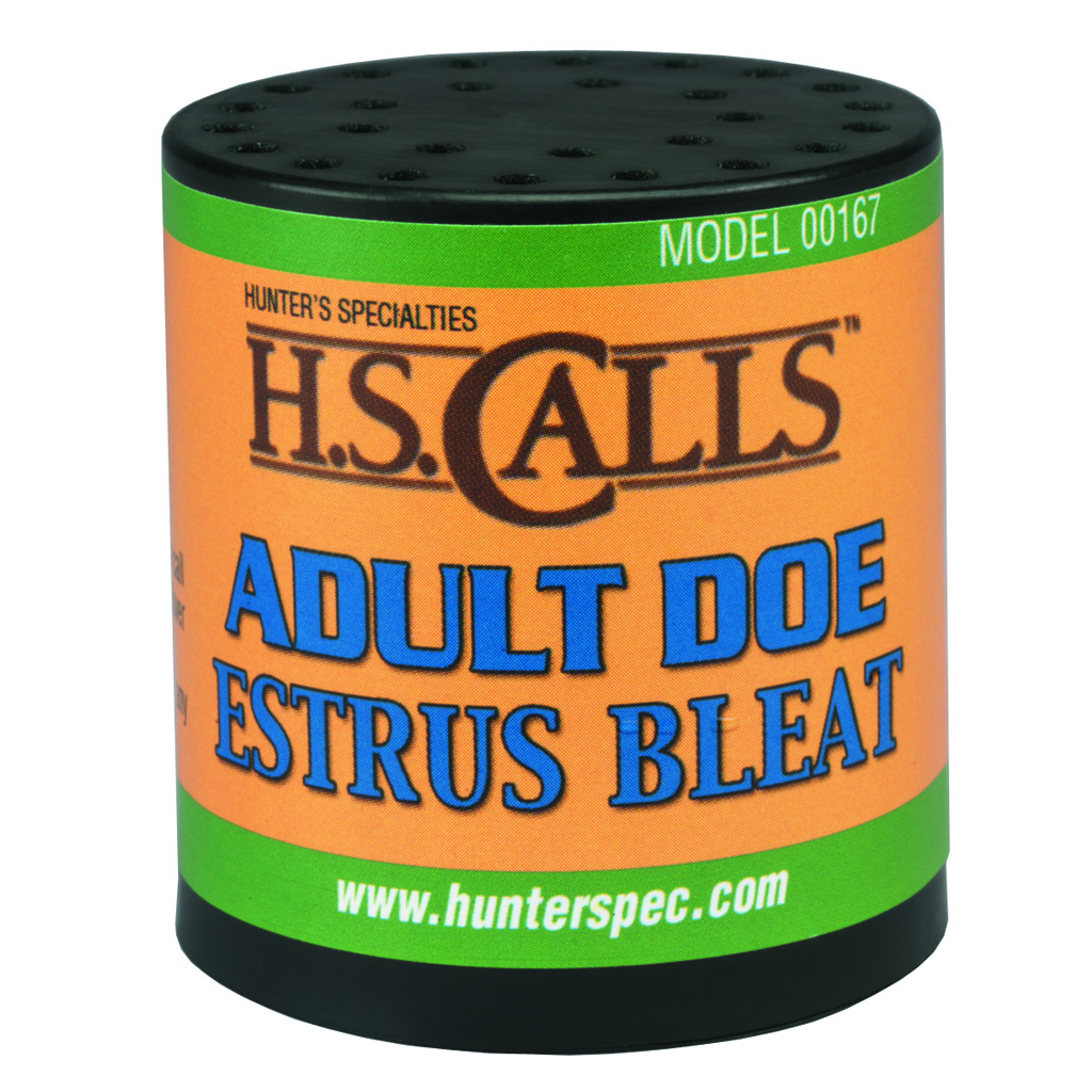 Hunters Specialties 00167 Adult Doe Estrus Can Call Doe Sounds Attracts Deer Black