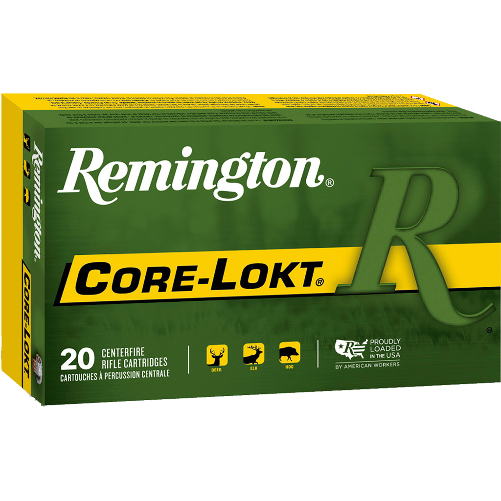 Remington Ammunition 27828 Core-Lokt 30-06Springfield 180gr Pointed Soft Point Core-Lokt 20 Per Box/10 Case