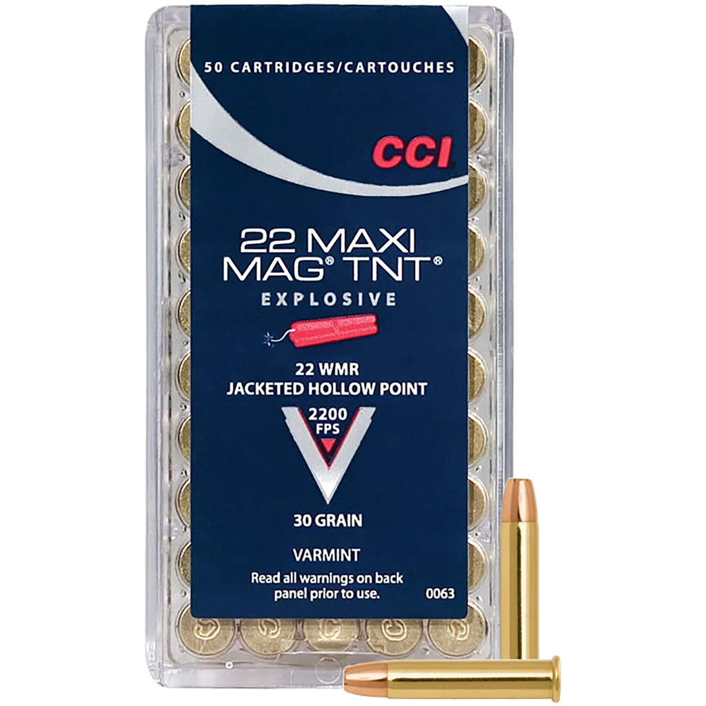 CCI Ammunition TNT 22 Win Mag - Purple Mountain Armory view 3