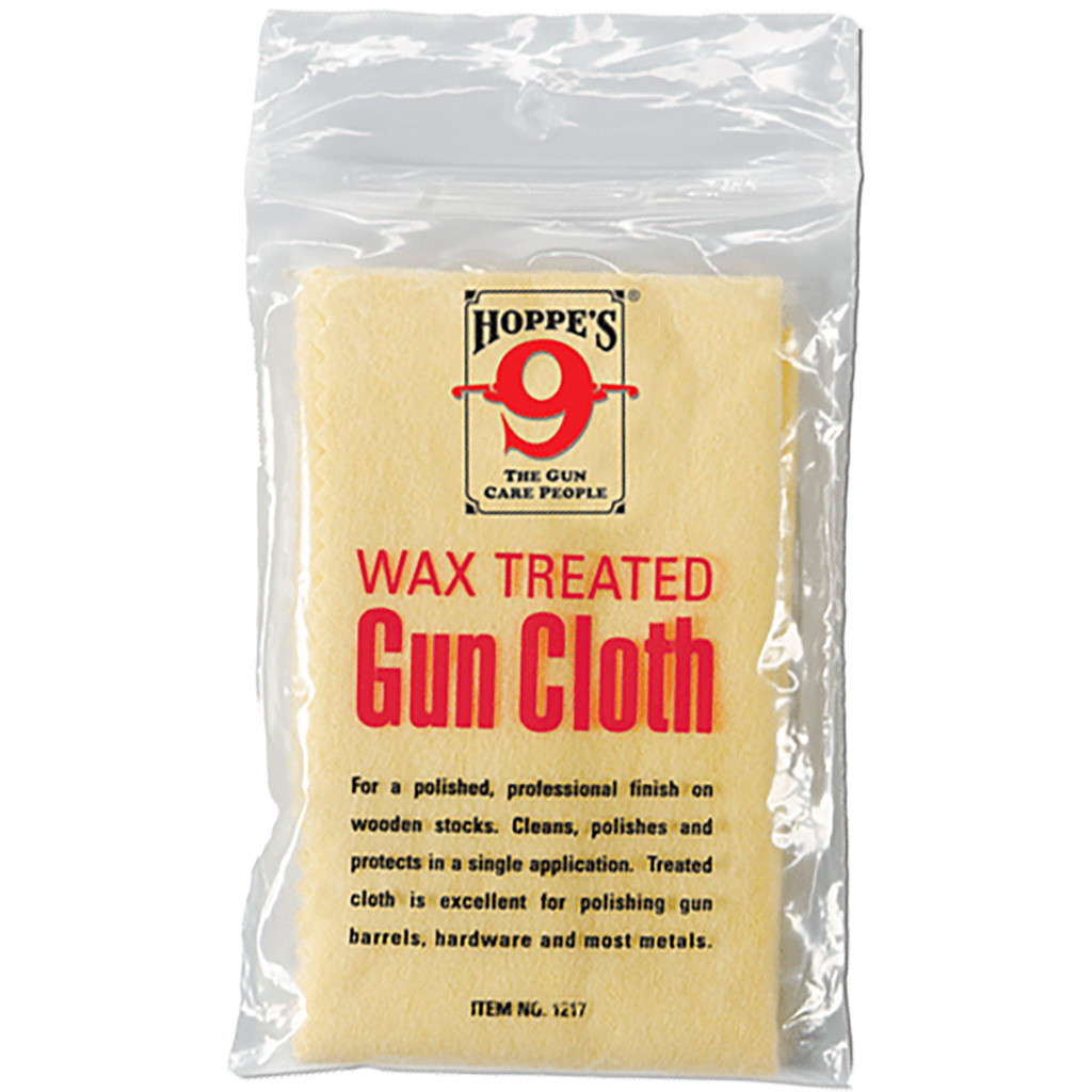 Hoppe's 1217 Wax Treated Cleaning Cloth 11" x 14" Resealable Bag 10 Per Pack