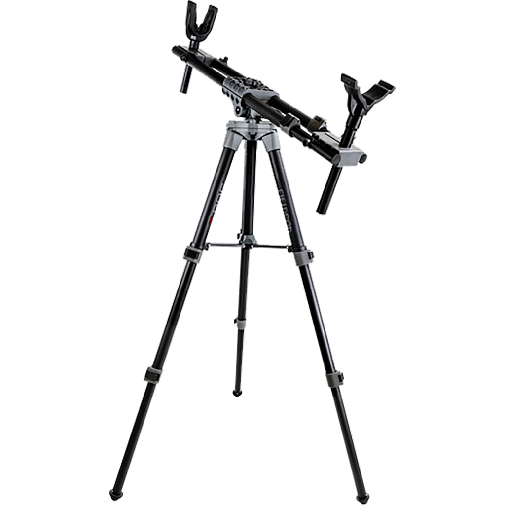 Bog-Pod 1100473 Fieldpod Max Tripod with Black Finish, Spike Feet, Carry Strap, Bubble Level, Independent Leg Adjustment & 20-48" Vertical Adjustment