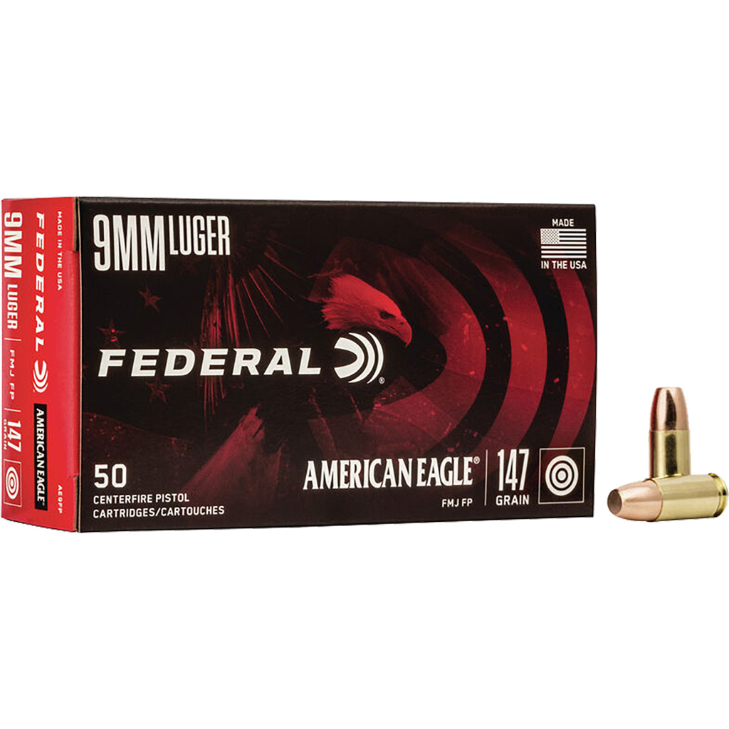 Federal Ammunition FDR 9MM 147GR AE FMJFP 50RD 9mm Luger - P view 5