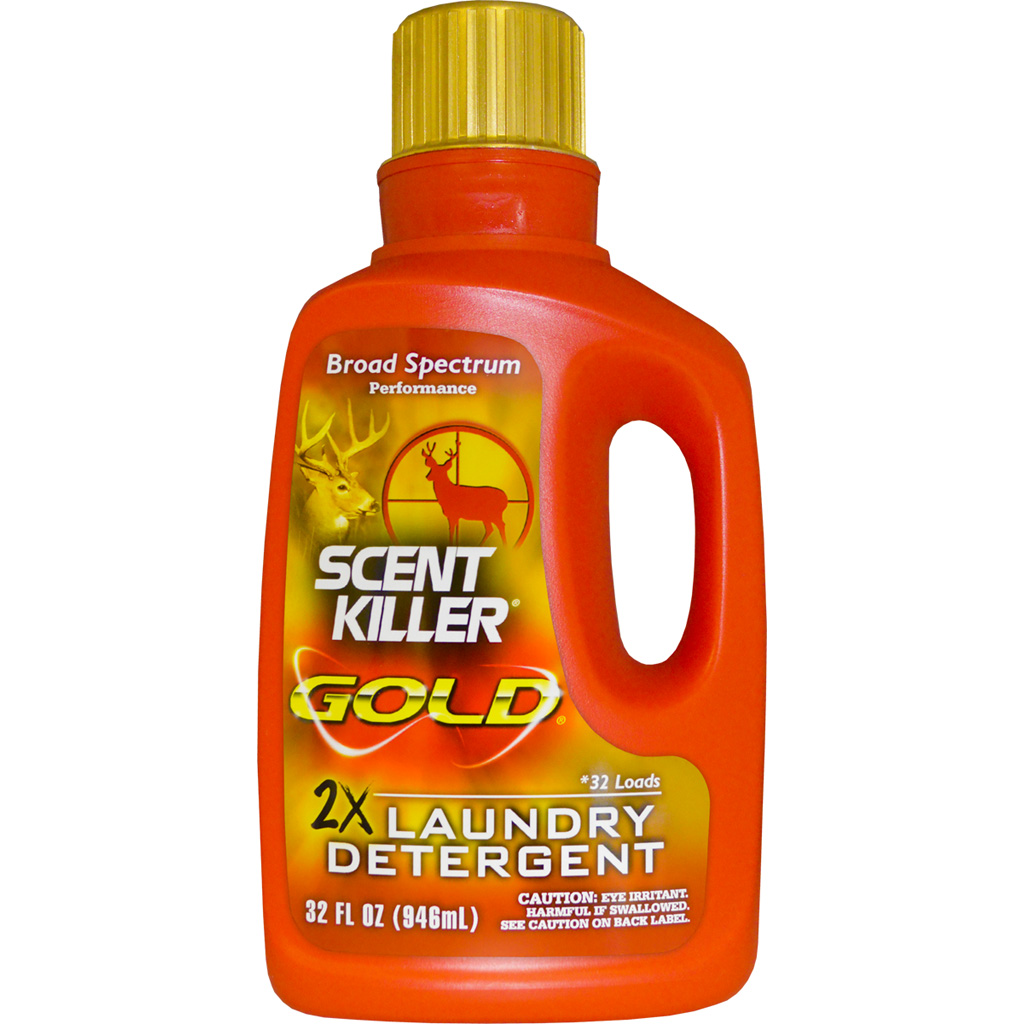 Wildlife Research 1249 Scent Killer Gold Laundry Detergent Odor Eliminator Odorless Scent 32oz Bottle