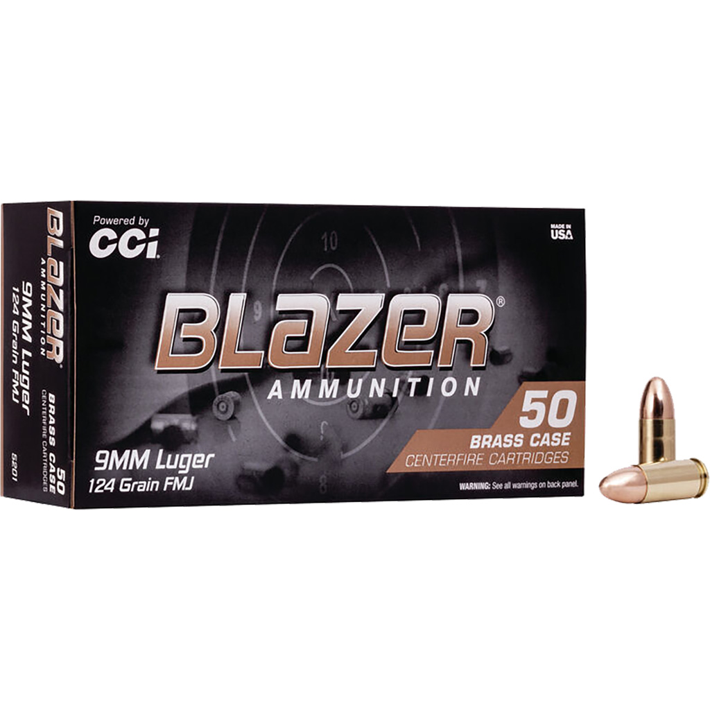 CCI Ammunition CCI 9MM 124GR BLZBRSS FMJ 50RD 9MM - Purple M view 4