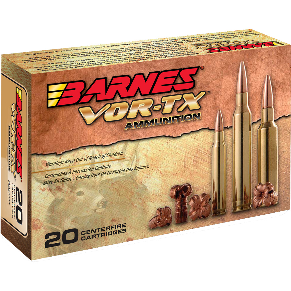 Barnes Bullets 21535 VOR-TX Rifle 30-30Win 150gr Barnes TSX Flat Nose 20 Per Box/10 Case