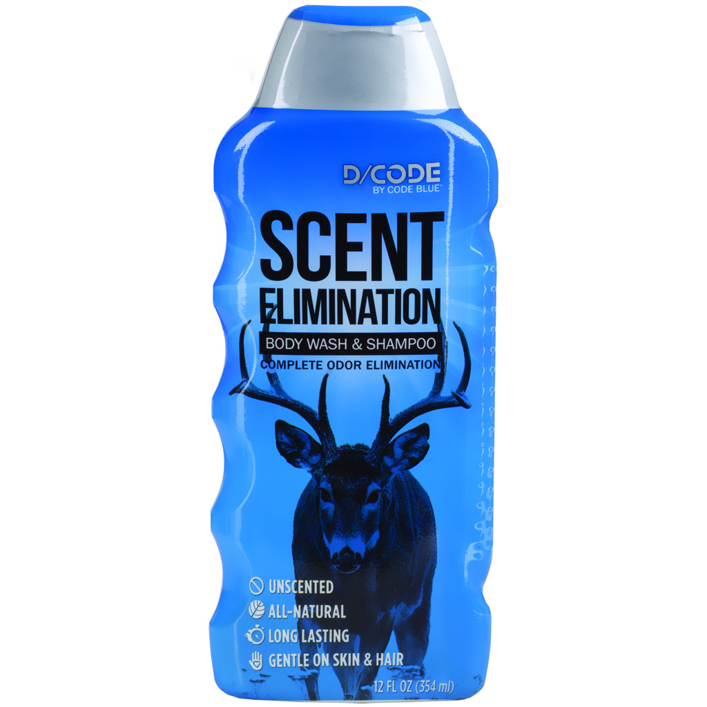 Code Blue OA1308 Body Wash/Shampoo Scent Eliminator Odorless 12 oz Squeeze Bottle