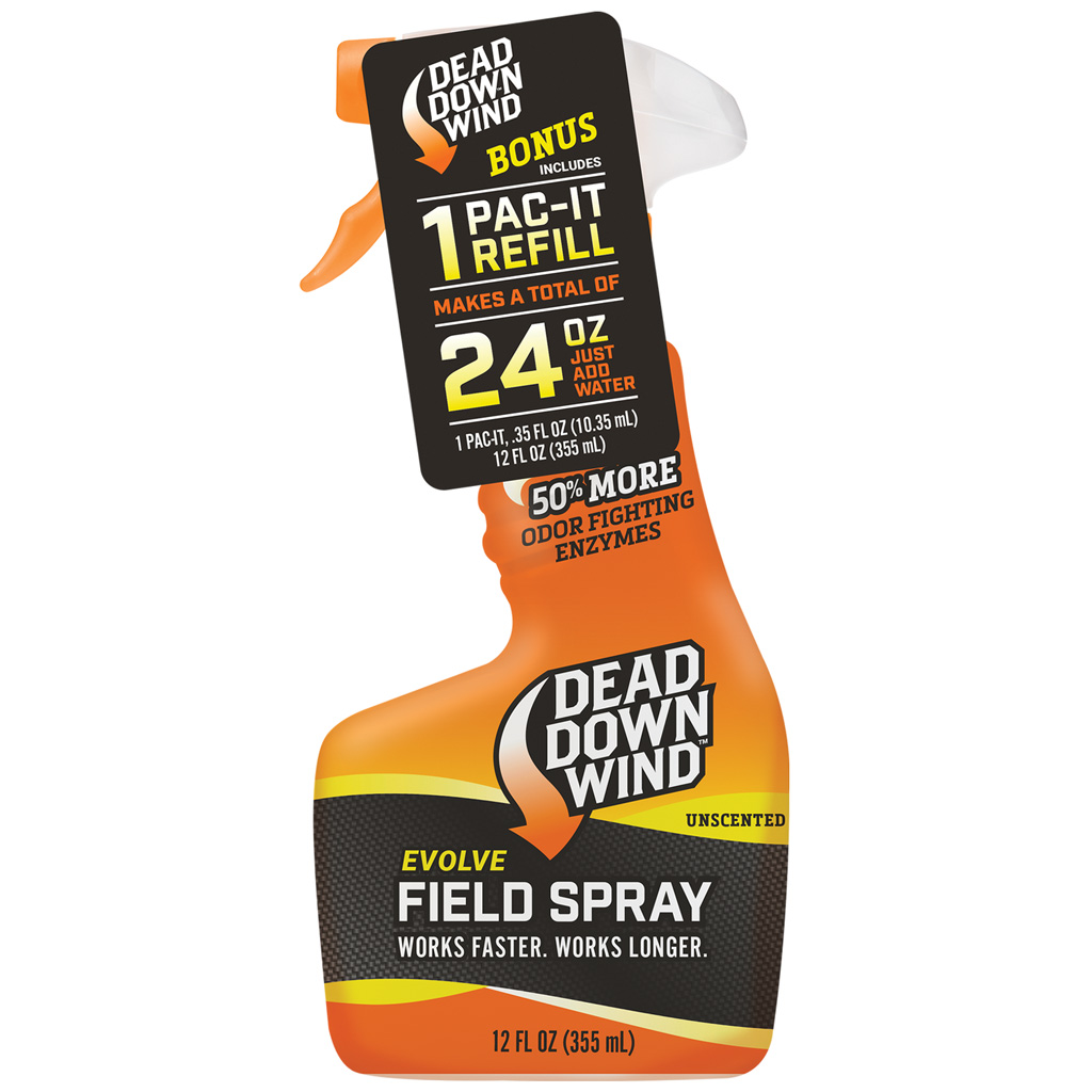Dead Down Wind 1312418 Evolve Field Spray Pac-It Combo Odor Eliminator Unscented Scent 24 oz Trigger Spray