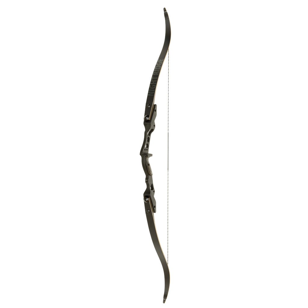 October Mountain Night Ridge ILF Recurve Bow Black 60 in. 45 lbs. RH