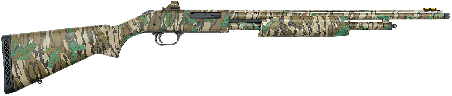 Mossberg 500 Turkey Shotgun .410 3" Chamber 5rd 20" Barrel Mossy Oak Greenleaf with Holosun Micro Dot