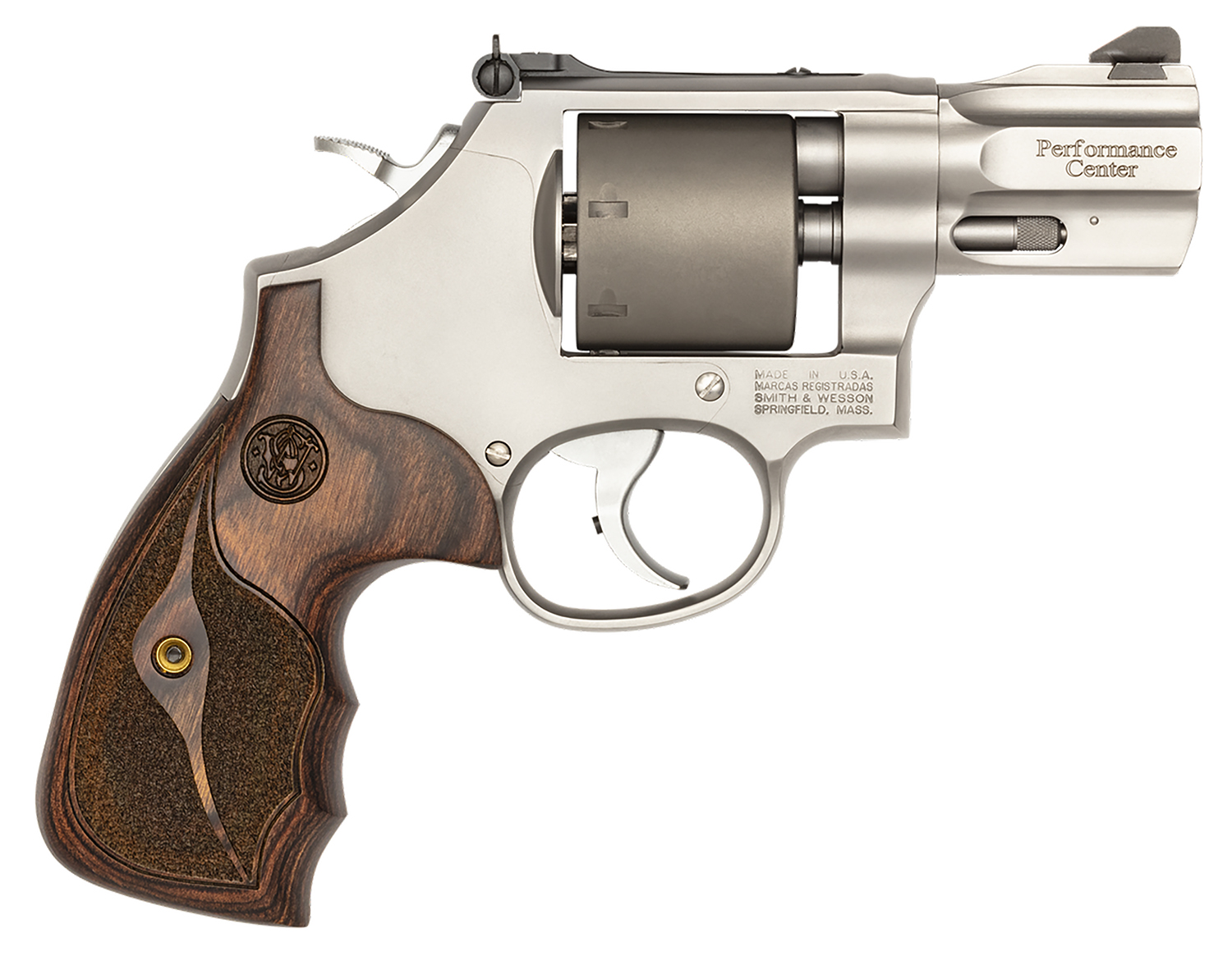 S&W PC Model 986 Handgun 9mm Luger 7rd Capacity 2.5" Barrel Stainless Finish view 3