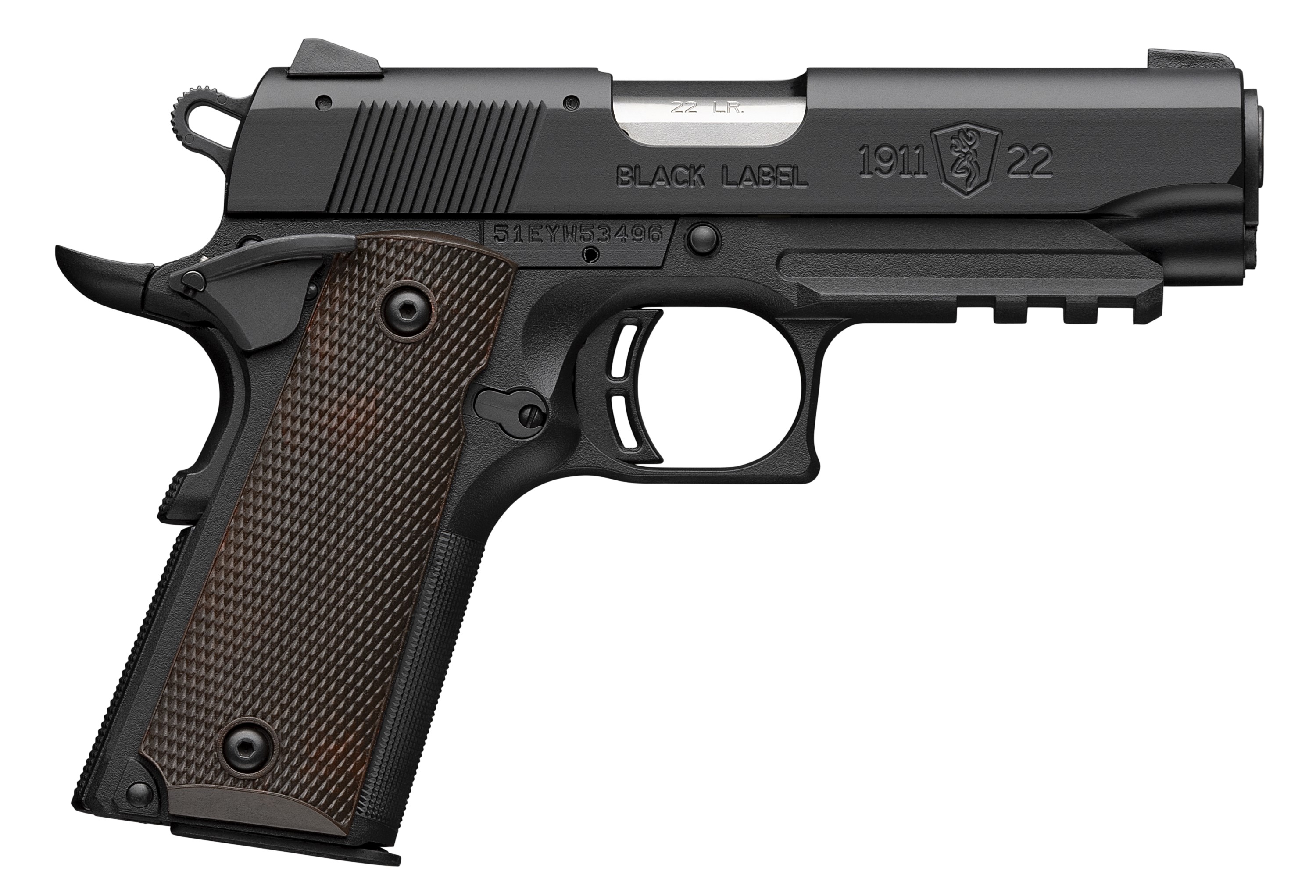 1911-22 BLK LBL 22LR 3.7"    #