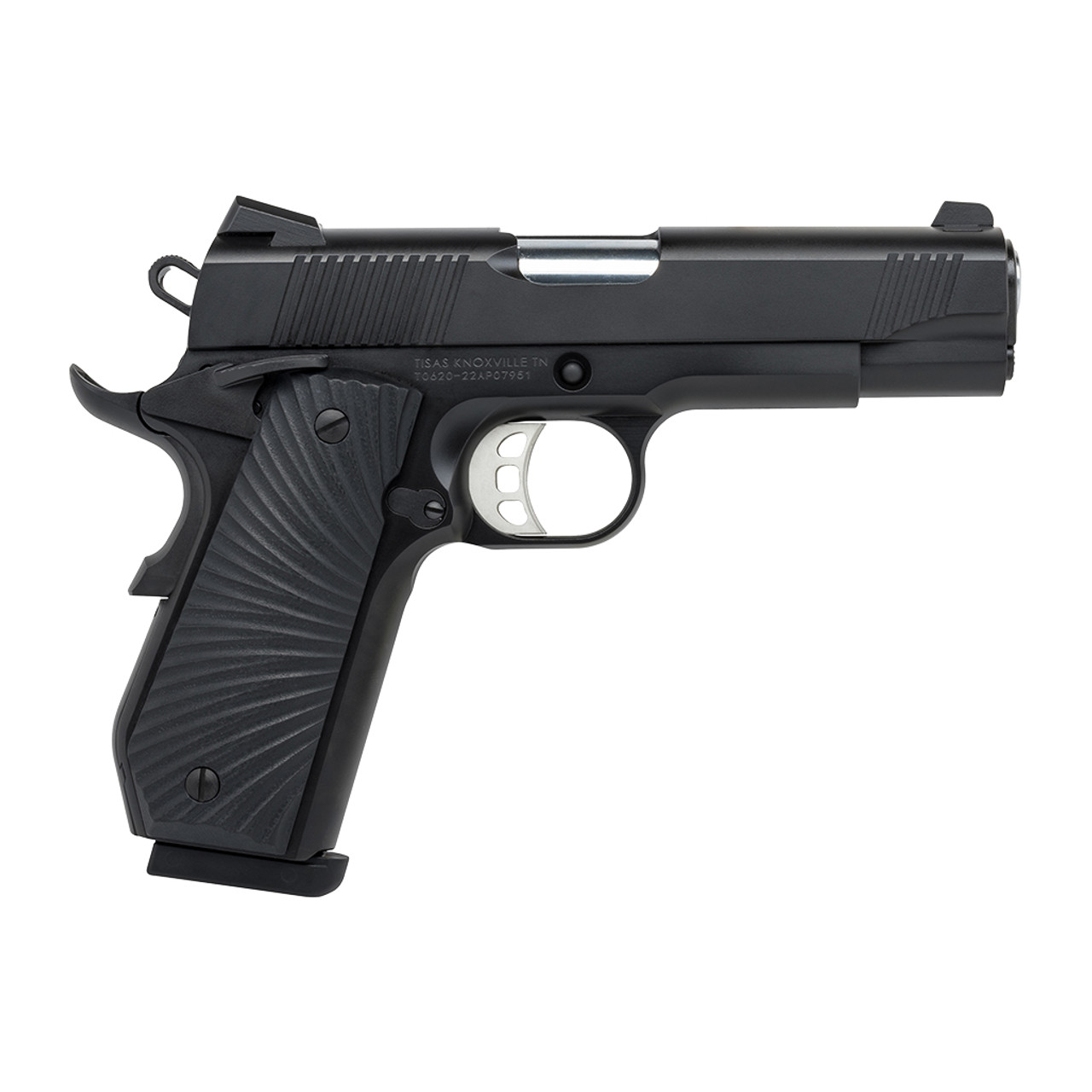 Tisas Ed Brown Bobtail Carry 45 ACP 8/rd 4.25" Barrel Black Starburst Grip