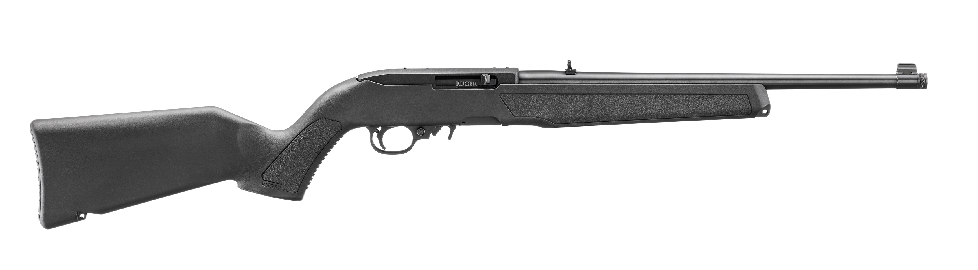 Ruger 32000 10/22 22 LR 10+1 16.40" Satin Black Threaded Barrel & Steel Drilled & Tapped Receiver, Black Fixed w/M-LOK Polymer Stock