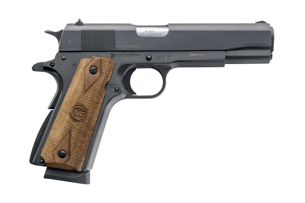 Chiappa 1911 Field Handgun .45 ACP 8rd Magazine 5" Barrel Black with Walnut Grip