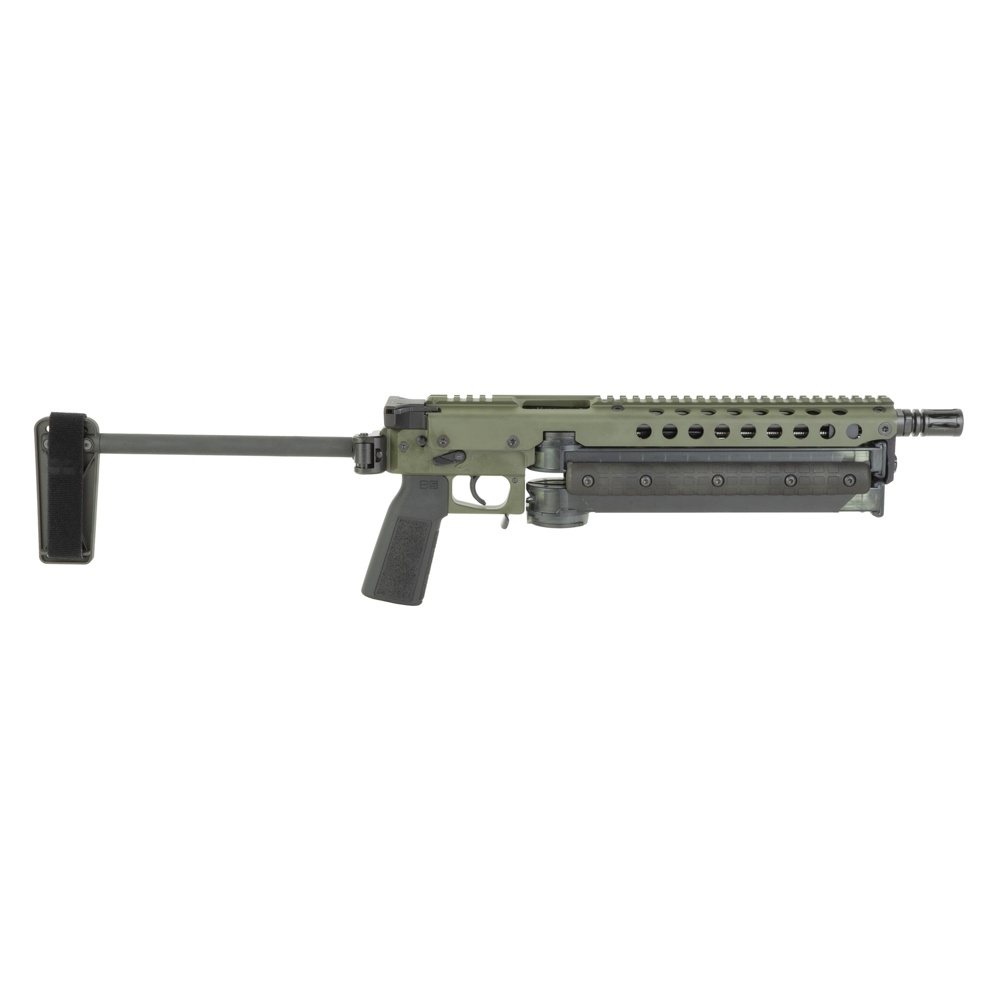 Kel-Tec KP50 Braced Jungle Clip 5.7x28mm - Purple Mountain A view 2