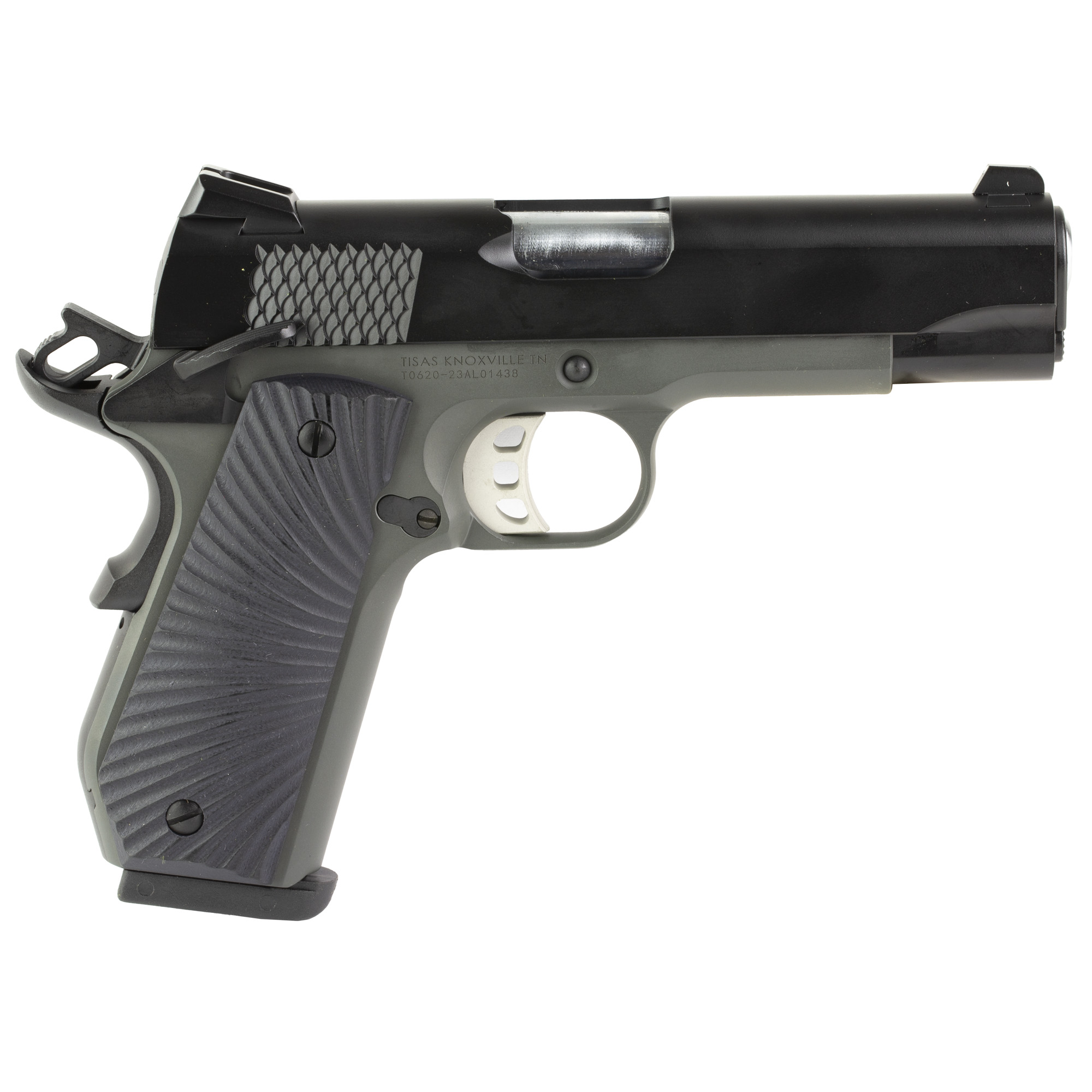 Tisas 1911 Carry B9BA Stingray Handgun 9mm Luger 10rd Magazines(2) 4.25'' Barrel Black