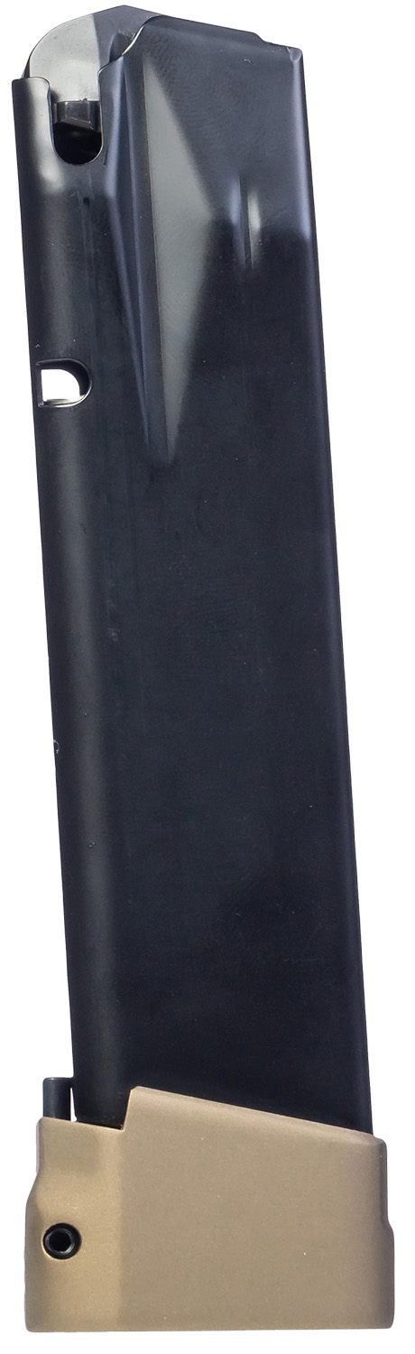 Canik TTI Combat Handgun Magazine 9mm Luger 18rd with TTI +3 Bronze Extension 21rd