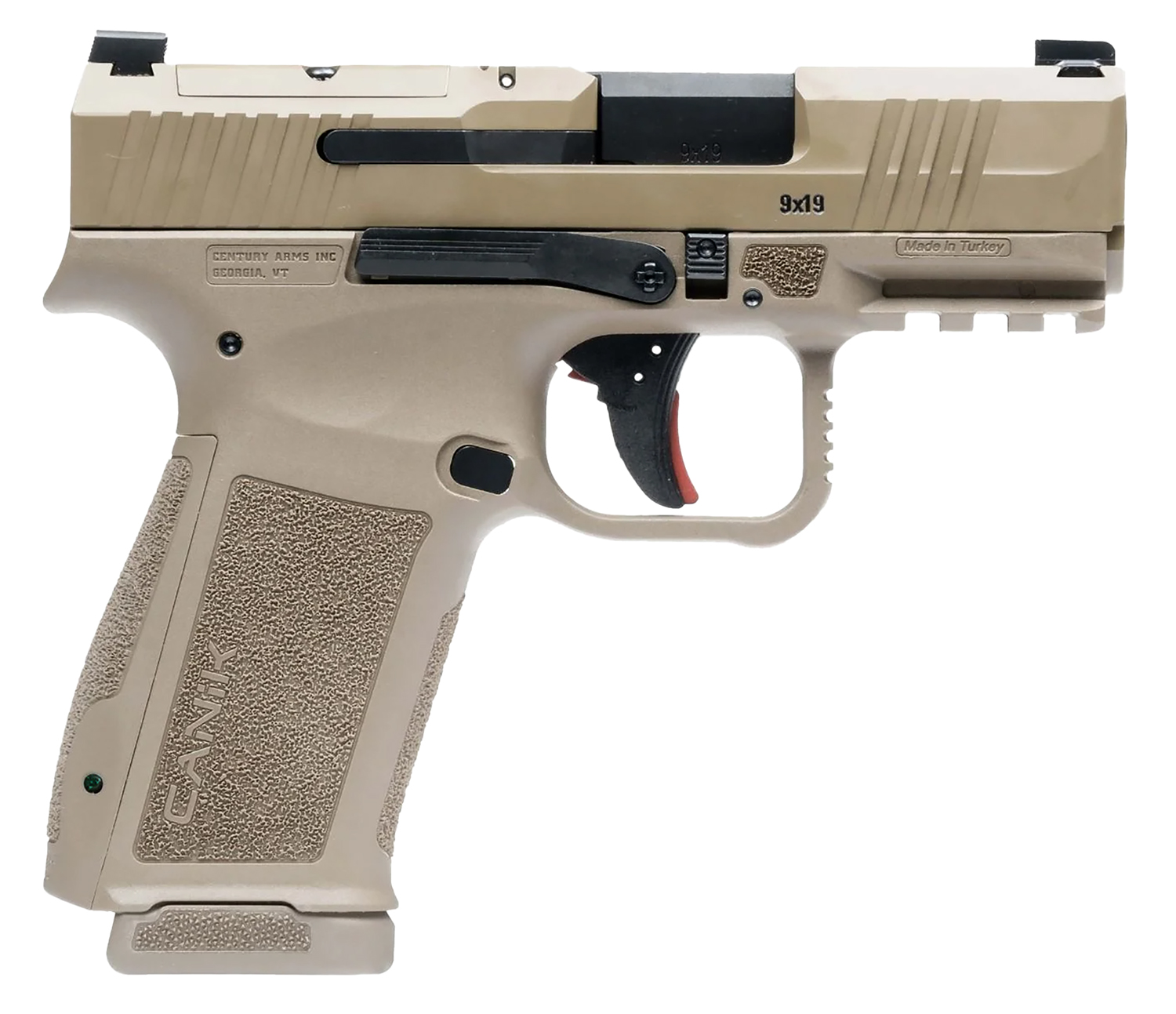Canik Mete MC9L Handgun 9mm Luger 17rd Magazines(2) 3.18" Barrel Optic Ready FDE