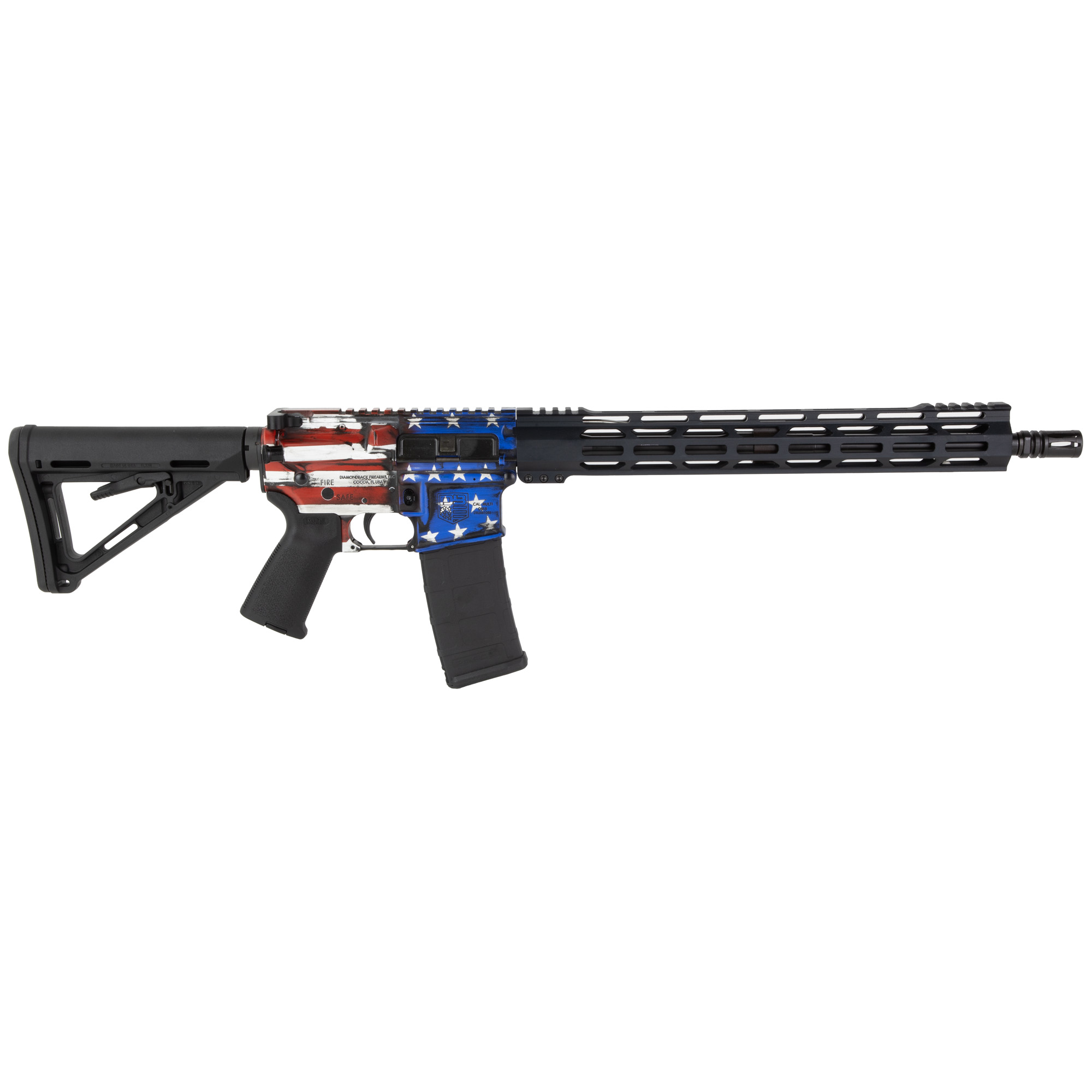 DiamondBack DB15 American Flag 5.56 NATO - All Geared Up FFL view 2