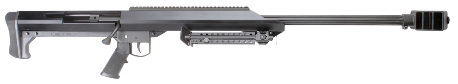 Barrett Model 99 Rifle 50 BMG Single Shot 29" Fluted Barrel Black Finish w/Bipod and Pelican Hardcase