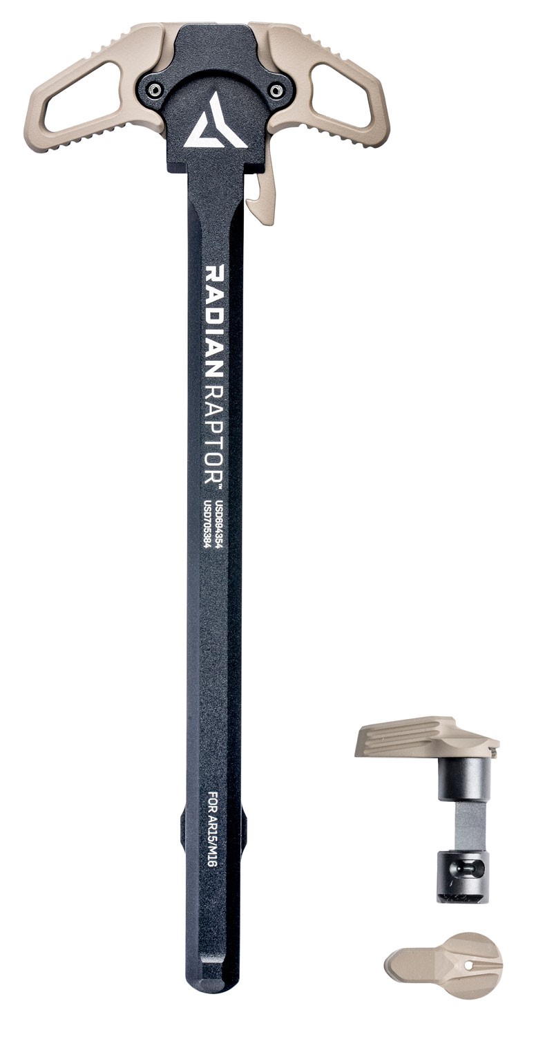 Radian Weapons Combo Raptor AR-15 Charging Handle FDE Ambi and Talon 45/90 Safety Selector FDE Ambi