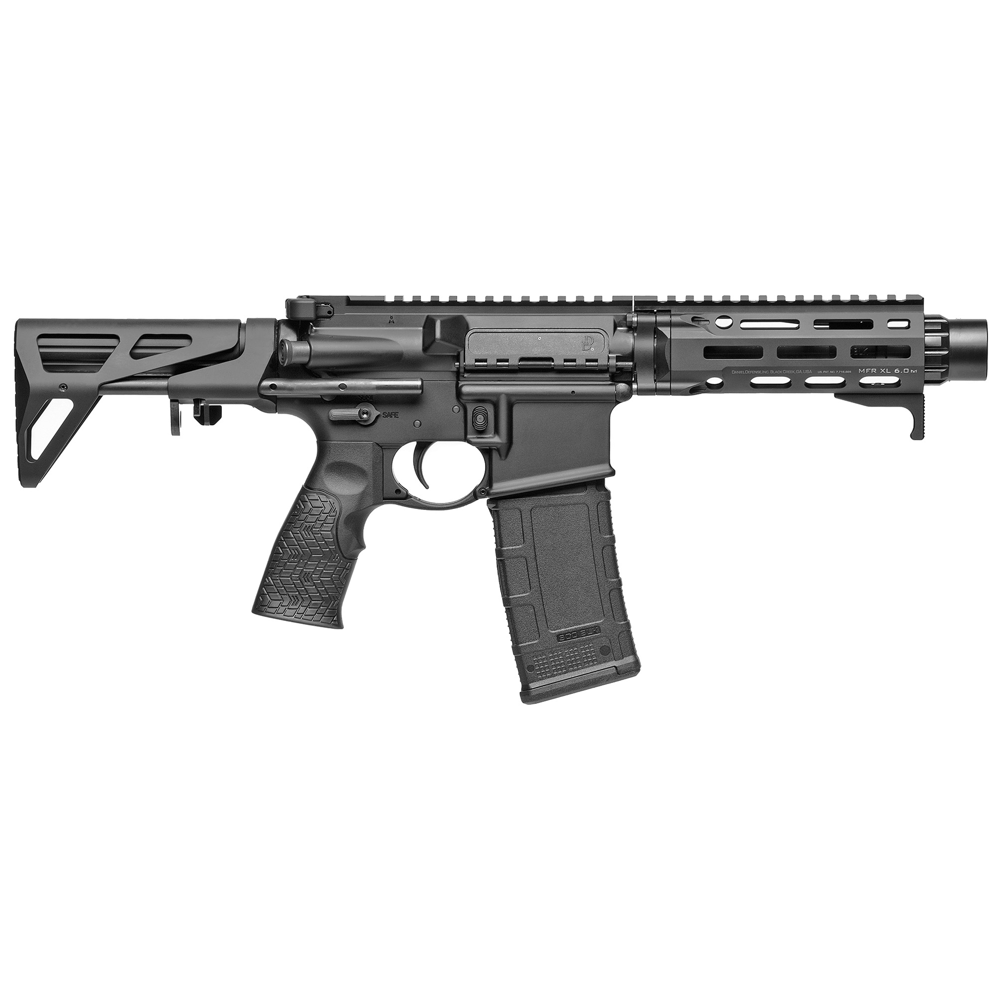 DDM4 PDW SBR 300BLK 7" BLK