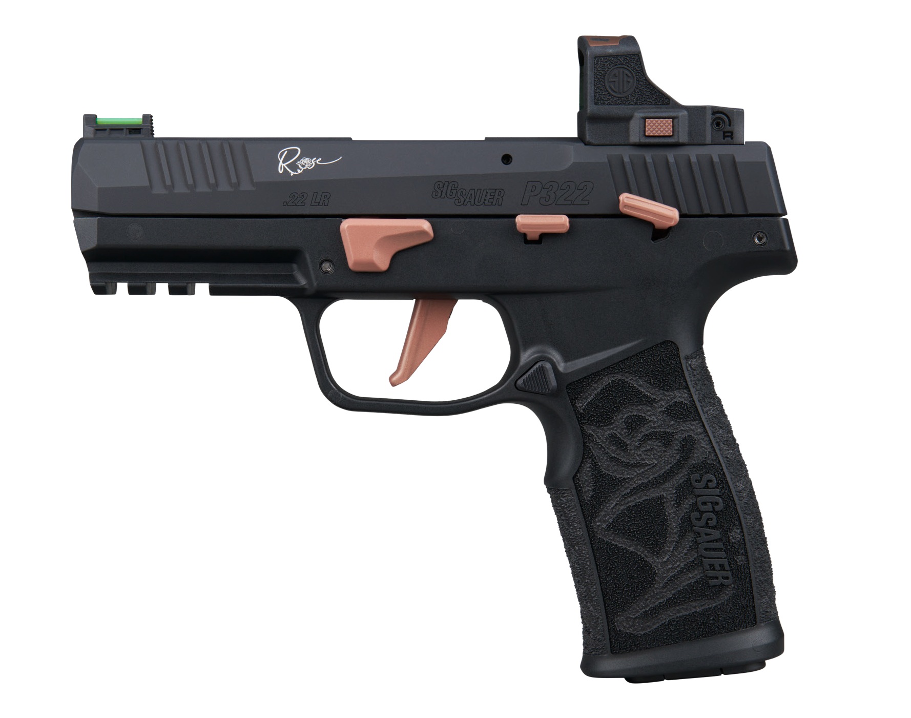 P322 ROSE 22LR BLK 4" 10+1 ROM