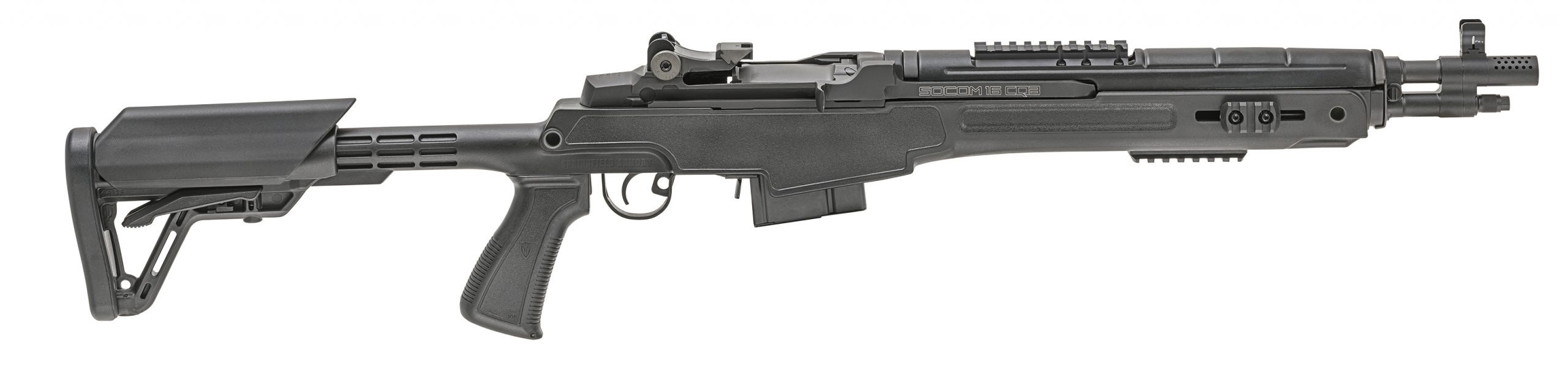 M1A SOCOM 7.62MM BLACK CQB COMPOSITE STOCK CARBON BARREL