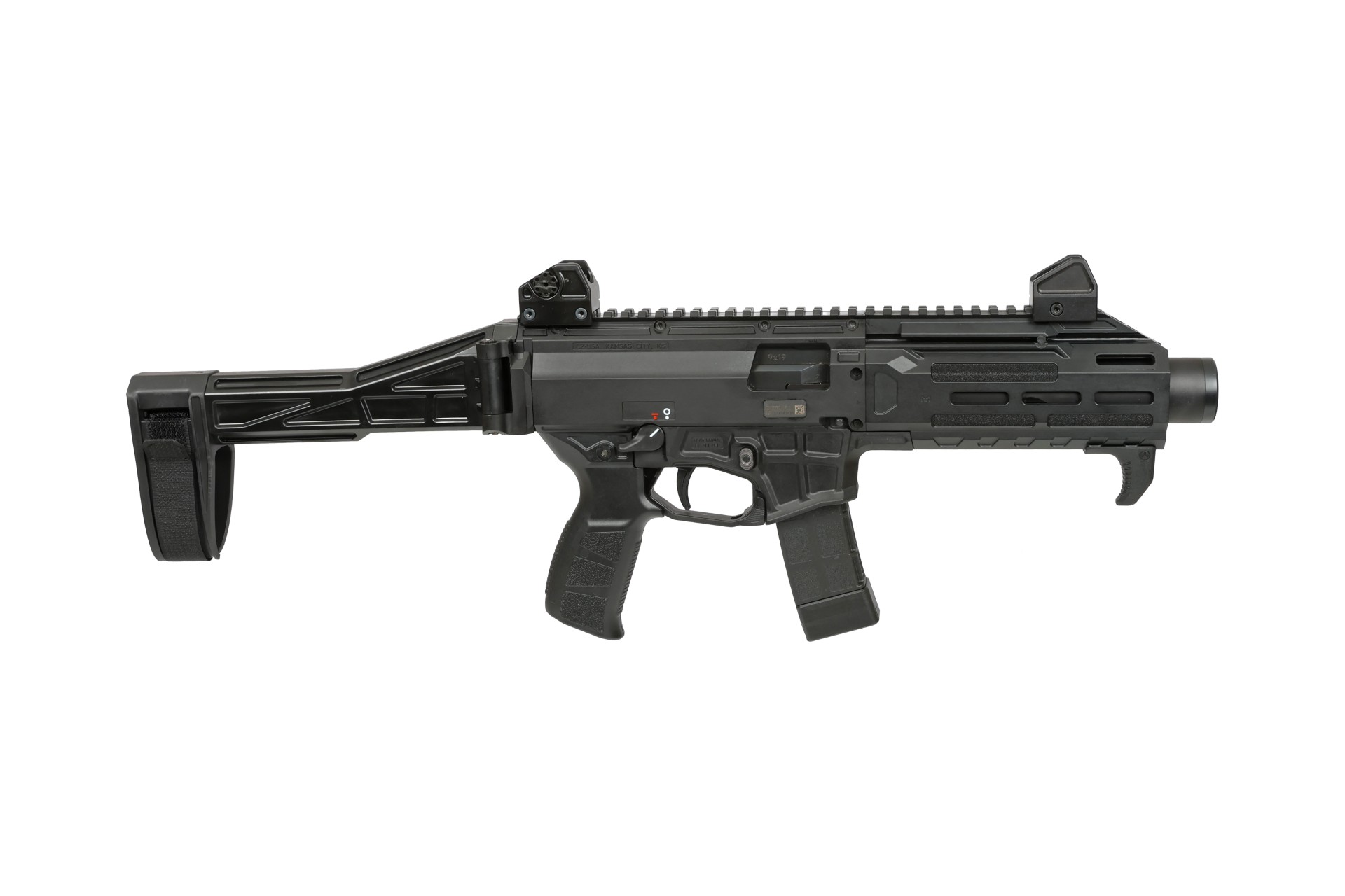 CZ-USA Scorpion 3 Plus Micro Brace 9mm Luger - All Geared Up view 2