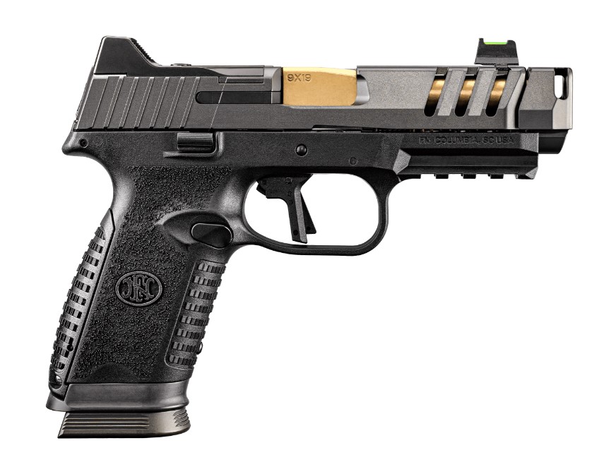 FN 509 CC Edge XL Handgun 9mm Luger 17rd Magazines(3) 4.2" Barrel Compensator Black/Gray view 5