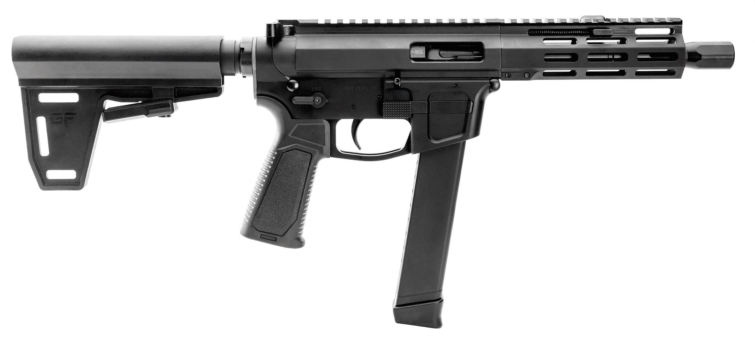 GForce Arms Jawbone PST .45 Auto Handgun | 26RD Magazine view 2