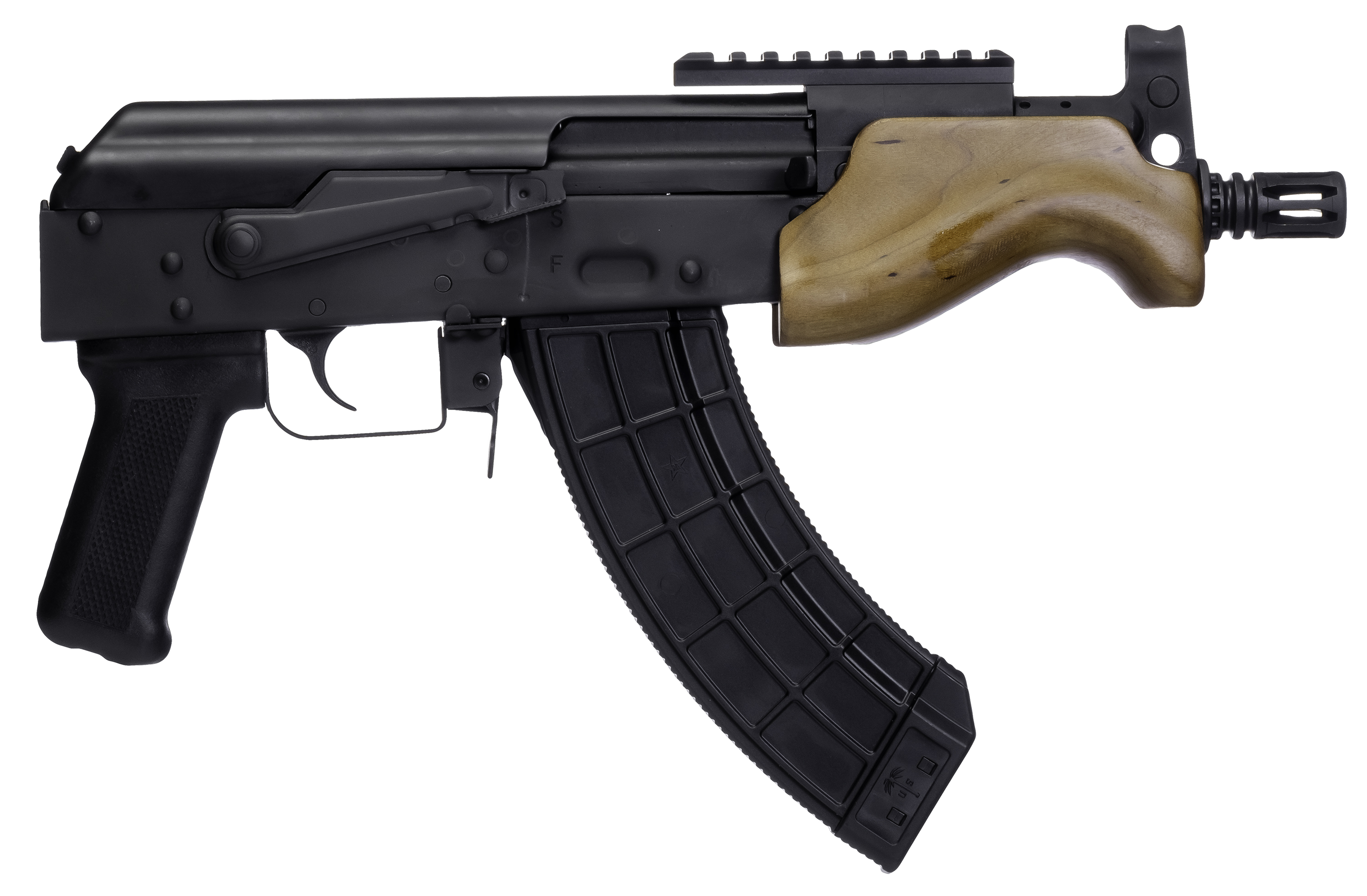 Century Arms Micro Draco Pistol w/Rail 7.62x39mm 30rd Magazine 6.25'' Barrel Wood Hand Guards
