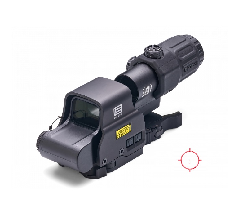 Eotech HHS II EXPS2 68MOA Ring with (2) 1MOA Dots + G33 3x MAGNIFIER